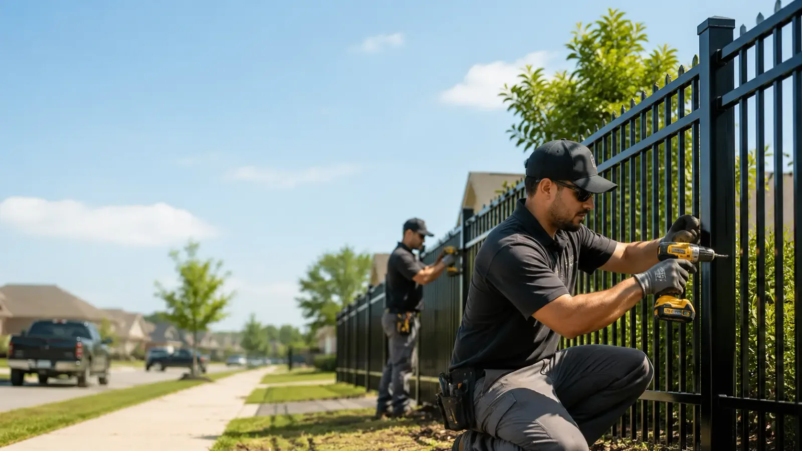 Metal Fence Installation in Hamburg, PA